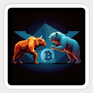 BEARS VS BULLS Sticker